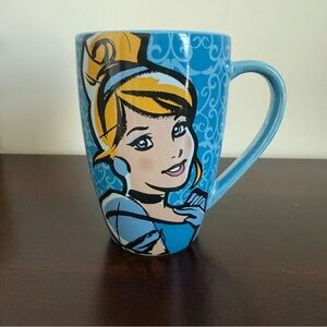 Disney Parks Cinderella Classic Blue Ceramic Coffee Mug